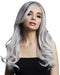 Khloe Ice Silver Womens True Blend Wavy Fashion Wig